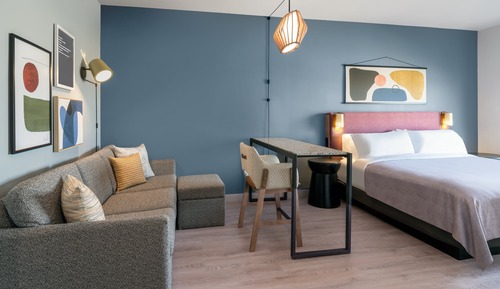 Suite estudio, 1 cama de matrimonio grande