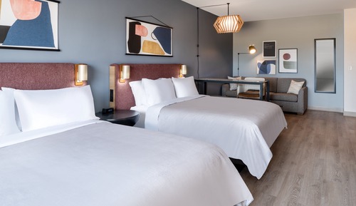 Suite estudio, 2 camas de matrimonio