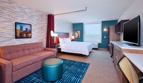 Suite estudio, 1 cama de matrimonio grande