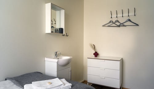 Habitación económica doble, baño compartido