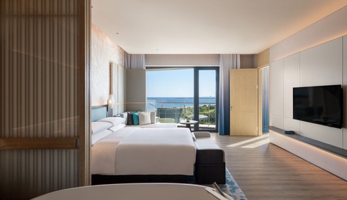 Suite Deluxe, 1 cama de matrimonio grande, no fumadores, balcón (View)