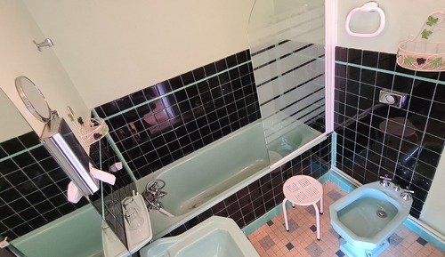 Habitación con 2 camas individuales, baño privado