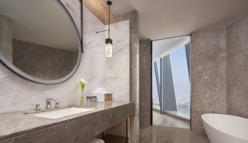 Habitación Deluxe, 2 camas dobles, vistas a la ciudad
