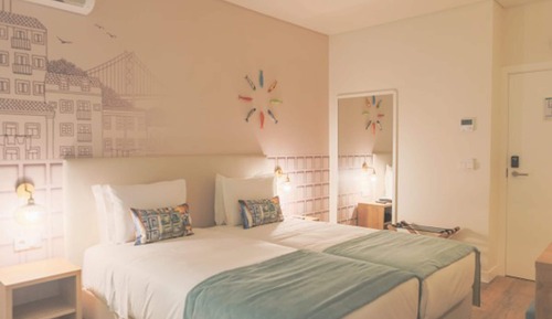 Habitación con 2 camas individuales