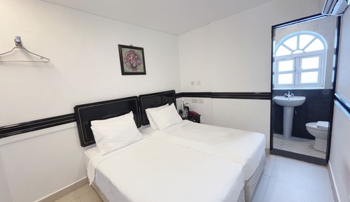 Habitación superior con 2 camas individuales, 2 camas individuales, vistas a la ciudad