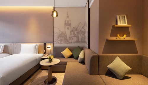 Habitación estándar, 2 camas individuales, vistas a la ciudad