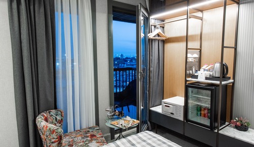Habitación estándar doble, balcón