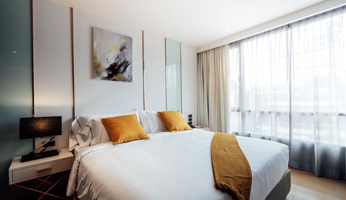 Suite estudio junior, 1 cama de matrimonio grande, cocina básica