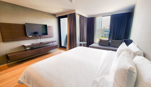 Estudio Premier, 1 cama doble, cocina básica