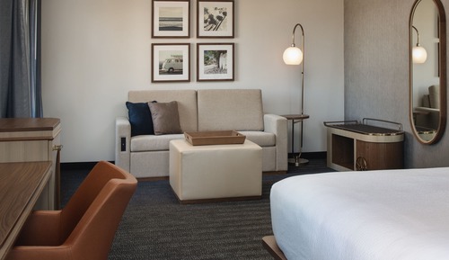 Habitación, 1 cama de matrimonio grande con sofá cama (Hearing Accessible)