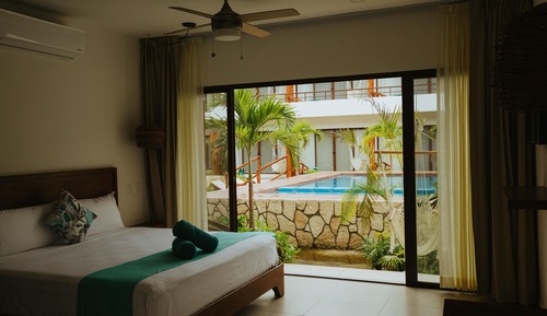 Habitación Deluxe doble, 1 cama de matrimonio grande, baño privado