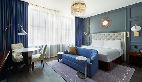 Habitación Deluxe, 1 cama de matrimonio grande, vistas a la ciudad