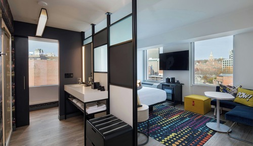 Habitación, 1 cama de matrimonio grande, no fumadores, vistas a la ciudad
