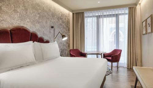 Habitación Deluxe, 1 cama de matrimonio grande, no fumadores, vistas a la ciudad