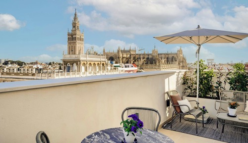 Habitación Grand, 1 cama de matrimonio grande, no fumadores, vistas a la ciudad (Terrace)