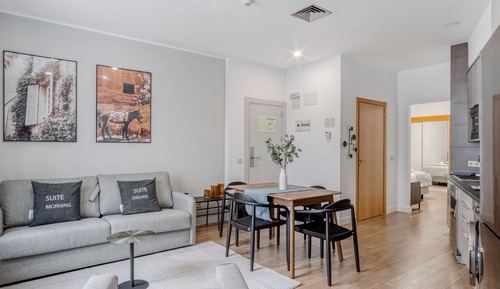 Apartamento, 1 cama de matrimonio con sofá cama (limehome Madrid Ramón | Studio disabi)