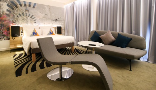 Habitación doble superior, 1 cama doble con sofá cama