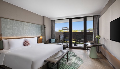 Habitación estándar, 1 cama de matrimonio grande, vistas al lago