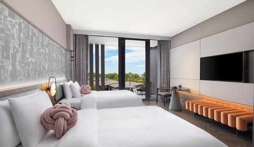 Habitación estándar, 2 camas individuales, vistas al jardín