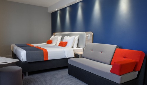 Habitación estándar, 1 cama de matrimonio grande con sofá cama, no fumadores