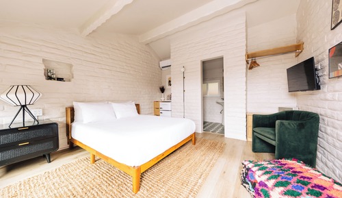Habitación Deluxe, 1 cama de matrimonio, patio