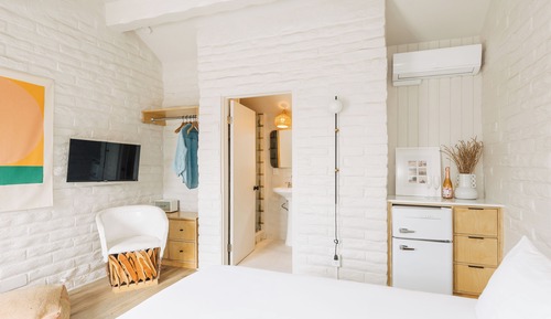 Habitación Deluxe, 1 cama de matrimonio, patio