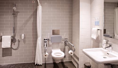 Habitación, 1 cama de matrimonio, ducha adaptada