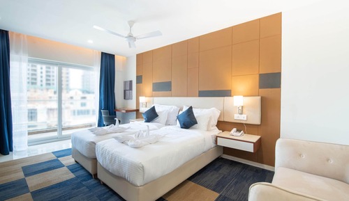 Suite de lujo, 1 cama doble, vistas a la ciudad