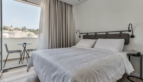 Habitación estándar doble, vistas parciales al mar