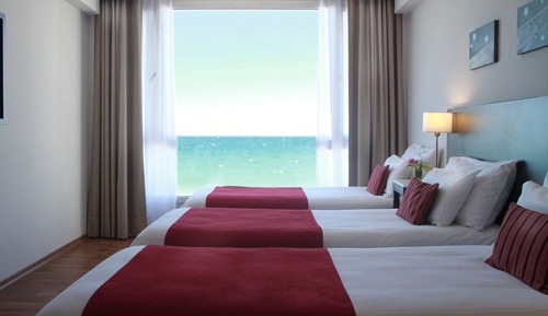 Habitación clásica, 3 camas individuales, vistas al mar