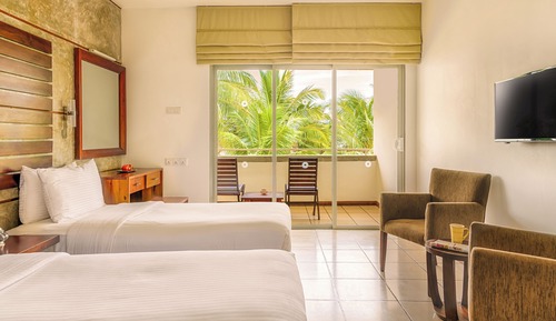 Habitación estándar con 2 camas individuales, vistas al mar