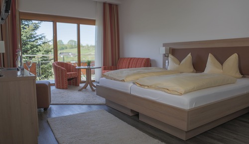 Habitación Confort doble, 1 cama doble, no fumadores, vistas al jardín