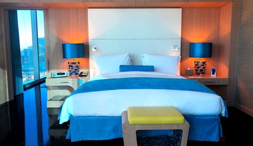 Suite presidencial, 1 cama de matrimonio grande, Acceso al salón del club (Burj Khalifa View)