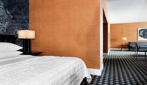 Suite ejecutiva, 1 cama de matrimonio grande con sofá cama