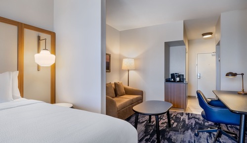Suite, 1 cama de matrimonio grande con sofá cama