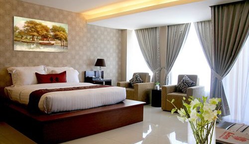 Habitación Deluxe, 1 cama de matrimonio grande, vistas al mar