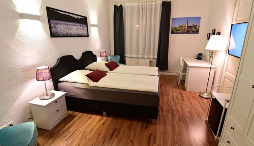 Habitación doble, baño privado