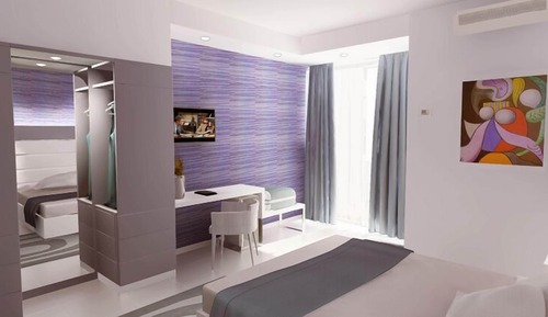 Habitación con 1 cama doble o 2 individuales