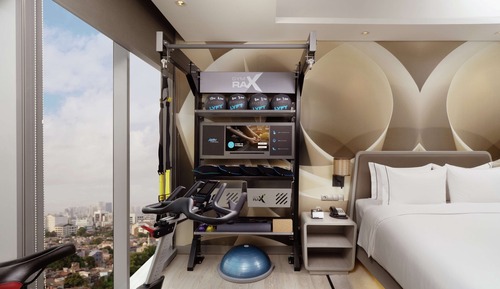Habitación, 1 cama de matrimonio grande (Fitness)