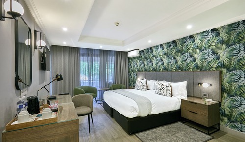 Habitación Deluxe, 1 cama de matrimonio grande, vistas al jardín