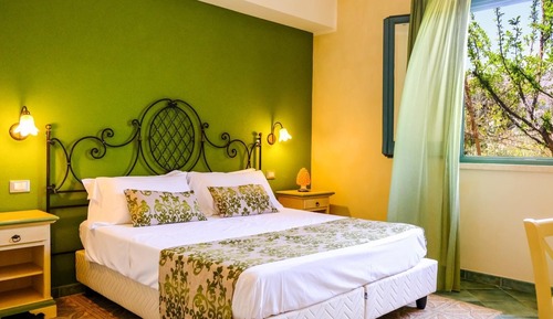 Habitación económica doble, vistas al jardín
