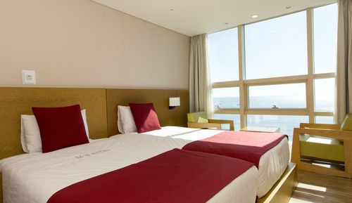 Habitación Deluxe con 2 camas individuales, vistas al mar