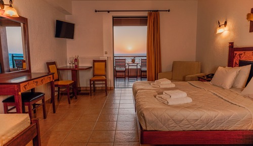 Habitación superior, vistas al mar