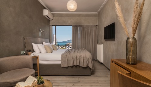 Habitación con 1 cama doble o 2 individuales, vistas al mar