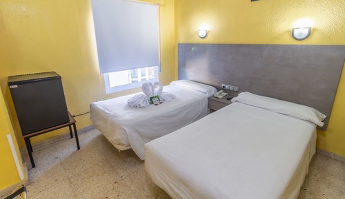 Habitación tradicional con 2 camas individuales