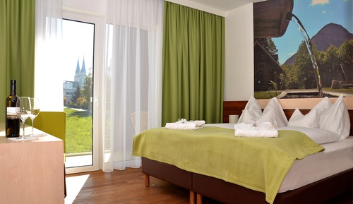 Habitación superior, vistas al jardín