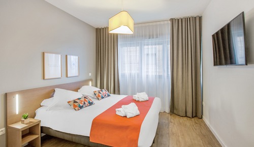 Apartamento superior, 1 cama doble con sofá cama