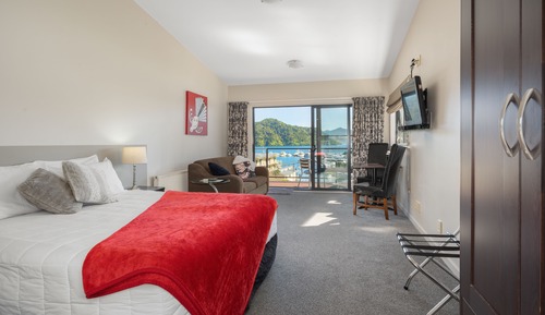 Estudio Deluxe, vistas al mar