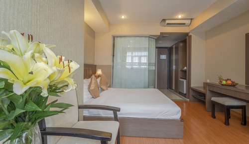 Habitación superior, 1 cama de matrimonio grande