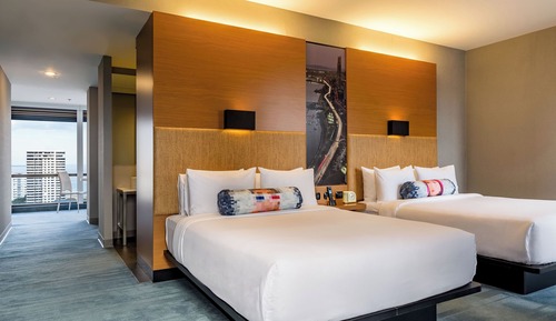 aloft, Suite, 2 camas de matrimonio, vistas a la ciudad